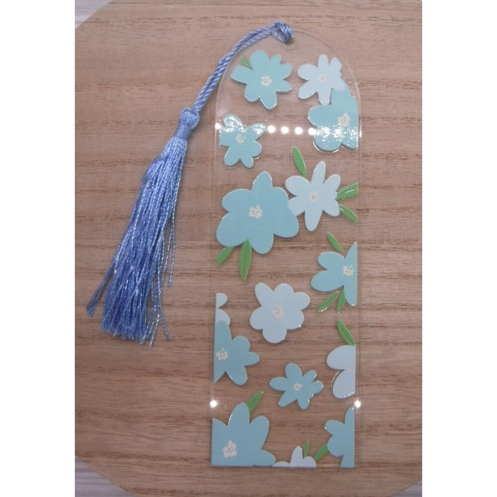 Bookmark Light Blue Flowers